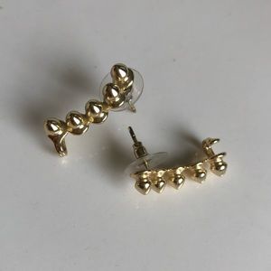 Kendra Scott gold ear climbers